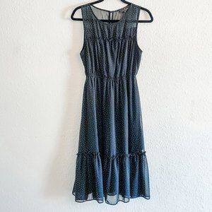 Modest Polka Dot Midi Dress